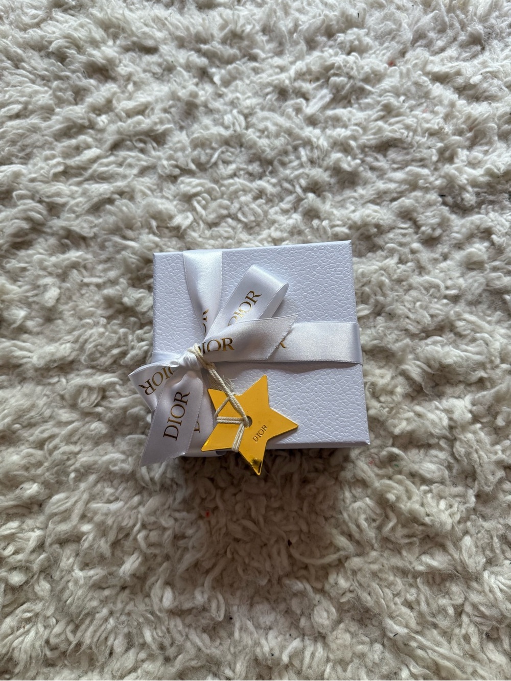Dior Gold Star Charm Jewelry Box